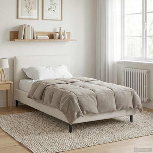 Creme Winterbettdecke 140x220 cm