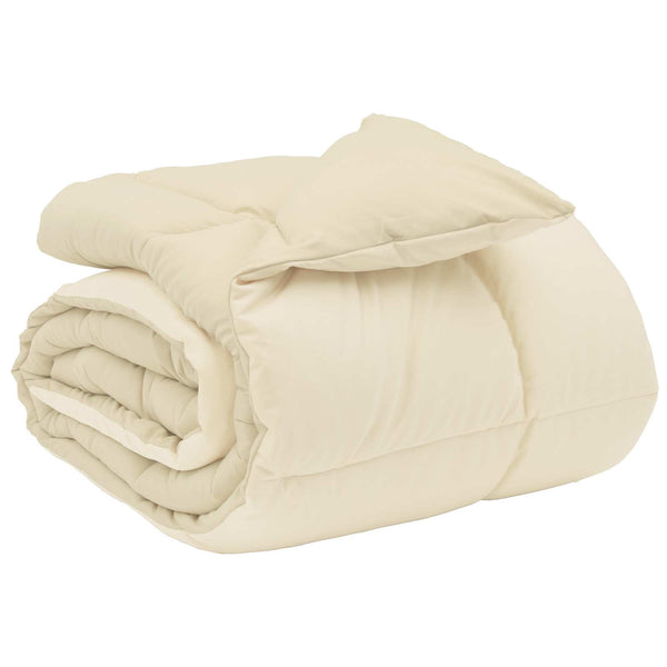 Winterbettdecke Creme 240x260 cm Mikrofaser