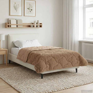 Sommerdecke Taupe 135 x 220 cm