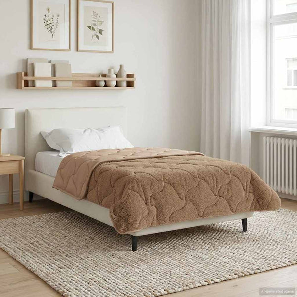 Sommerdecke Taupe 135 x 220 cm