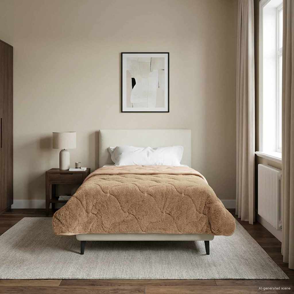 Sommerdecke Taupe 135 x 220 cm
