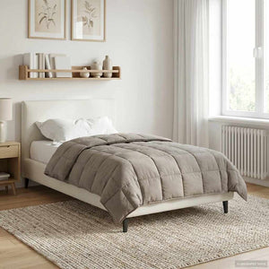 Sommerdecke Taupe 155x220 cm Mikrofaser