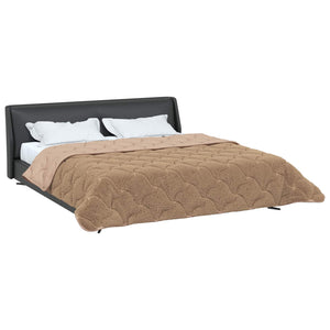 Sommerdecke Taupe 220x260 cm Mikrofaser