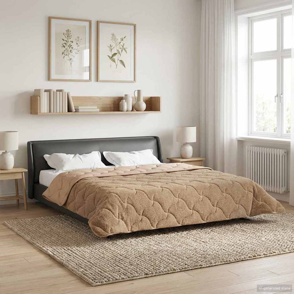 Sommerdecke Taupe 240x260 cm