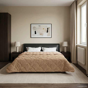 Sommerdecke Taupe 240x260 cm