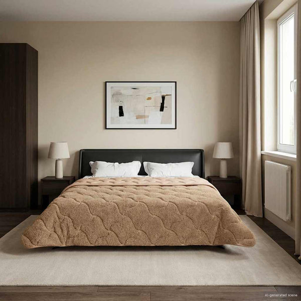Sommerdecke Taupe 240x260 cm