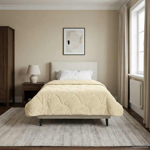 Sommerdecke Creme 135x220cm Mikrofaser
