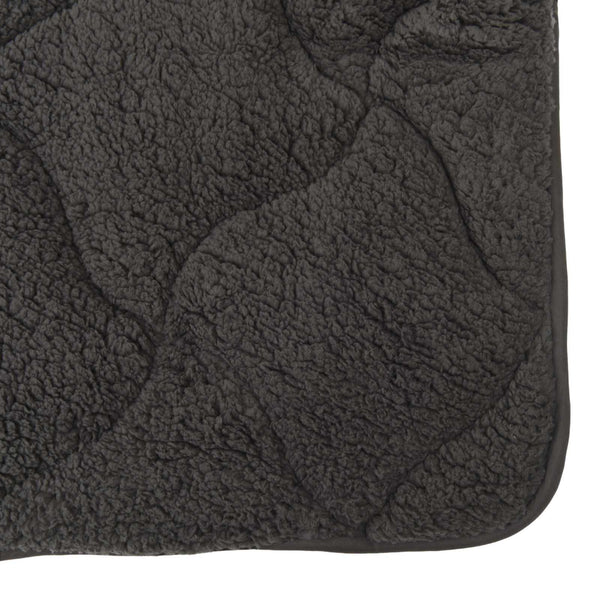 vidaXL Couette d'hiver matelassée anthracite 200 x 240 cm