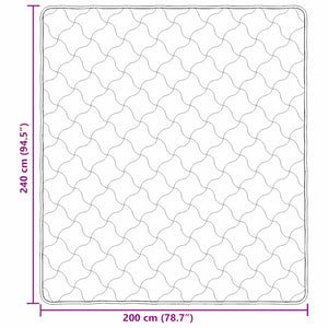 vidaXL Couette d'hiver matelassée anthracite 200 x 240 cm