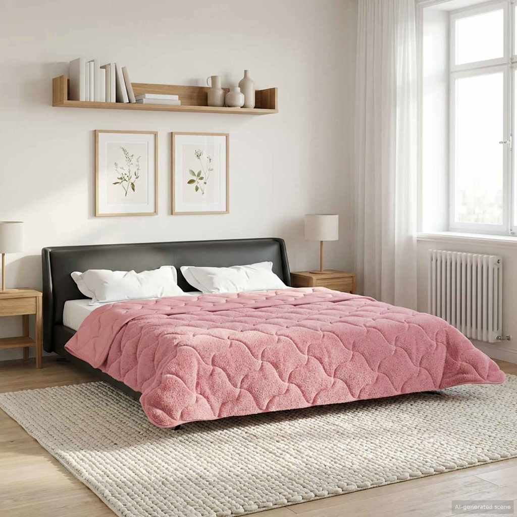 Winter Bettdecke Rosa 220x260cm
