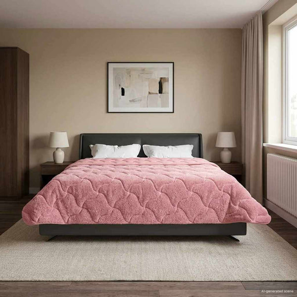Winter Bettdecke Rosa 220x260cm