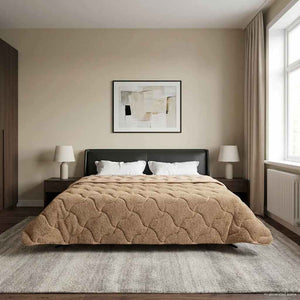 Winterbettdecke Taupe 200x240 cm