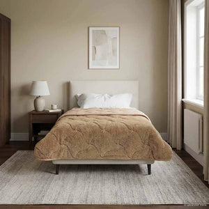 Winterbettdecke Taupe 135x220cm