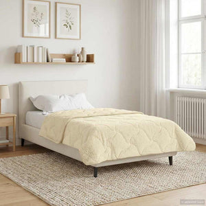 Winterbettdecke Creme 155x200 cm