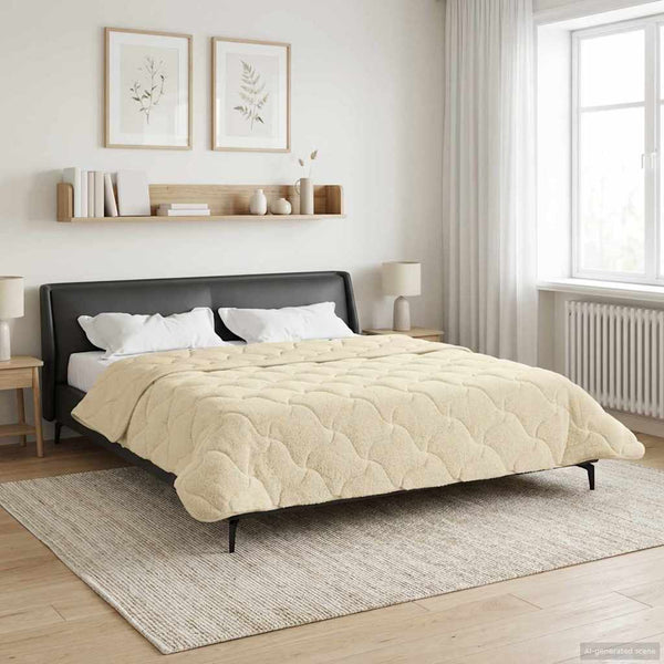 Winterbettdecke Creme 200x200cm