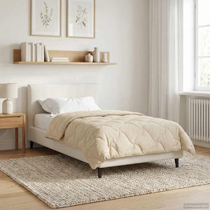 Winterbettdecke Creme 135x220 cm