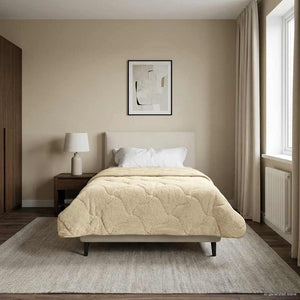 Winterbettdecke Creme 135x220 cm