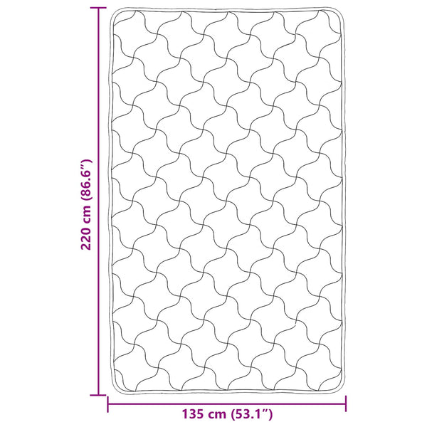 Winterbettdecke Creme 135x220 cm