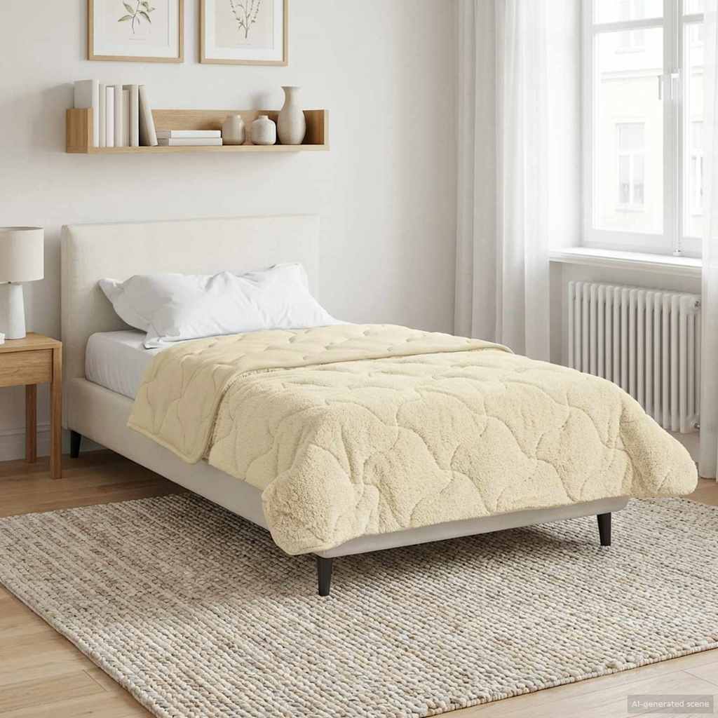 Winterbettdecke Creme 155x220 cm