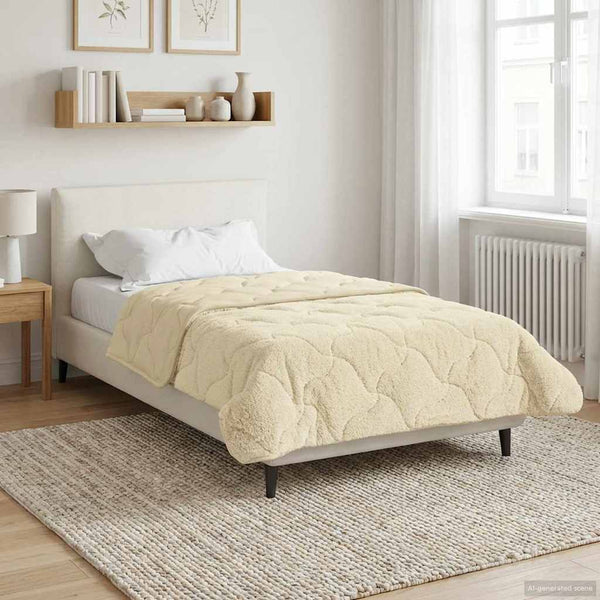 Winterbettdecke Creme 155x220 cm