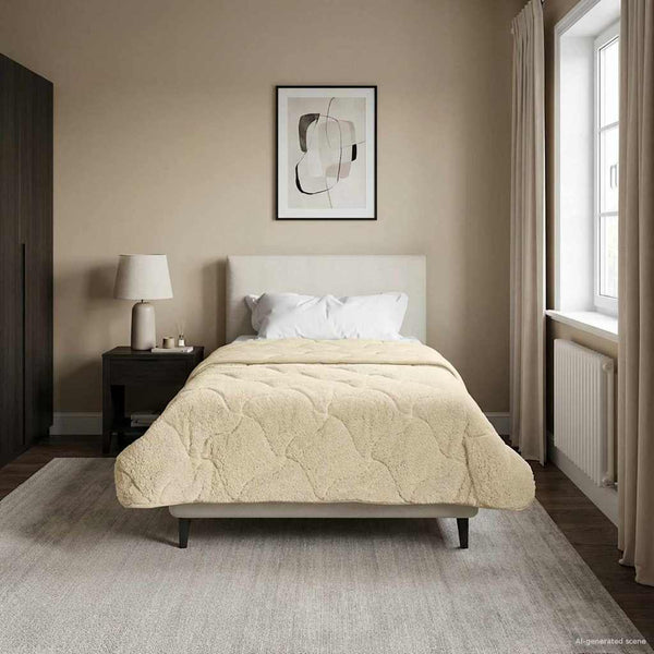 Winterbettdecke Creme 155x220 cm