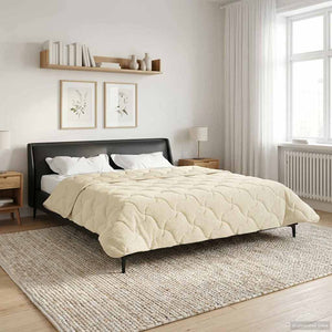 Creme Winterbettdecke 220x240 cm
