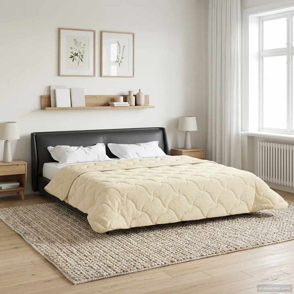 Winterbettdecke Creme 220x260 cm