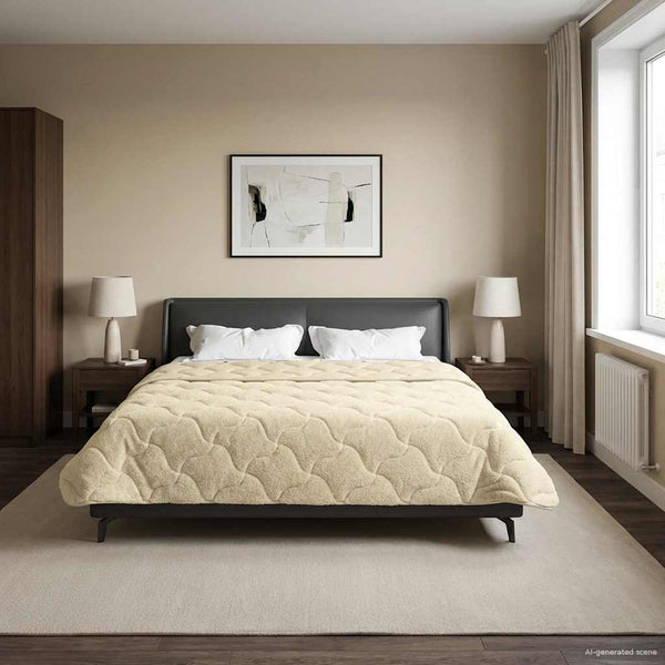 Winterbettdecke Creme 220x260 cm