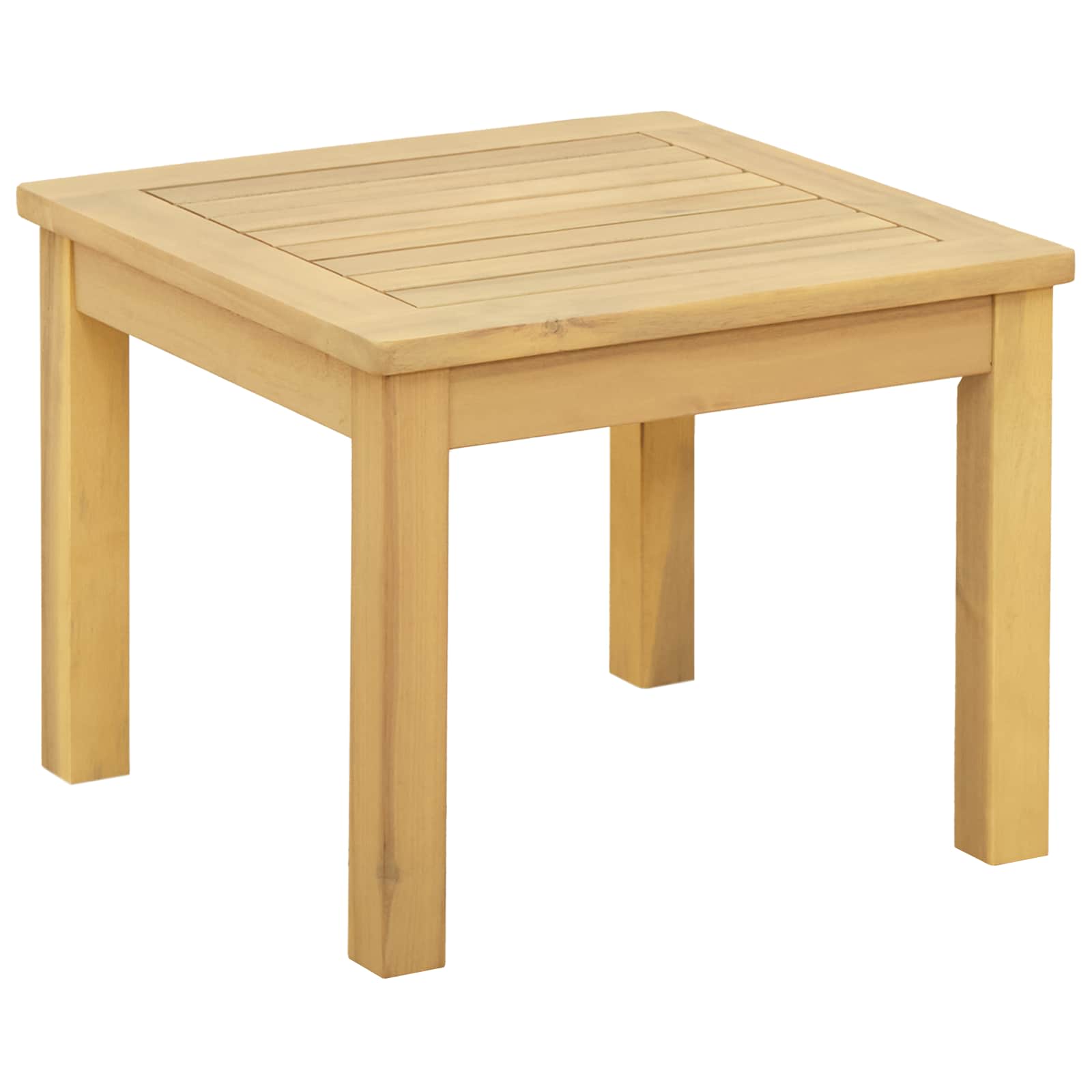Akazienholz Couchtisch, 45x45 cm