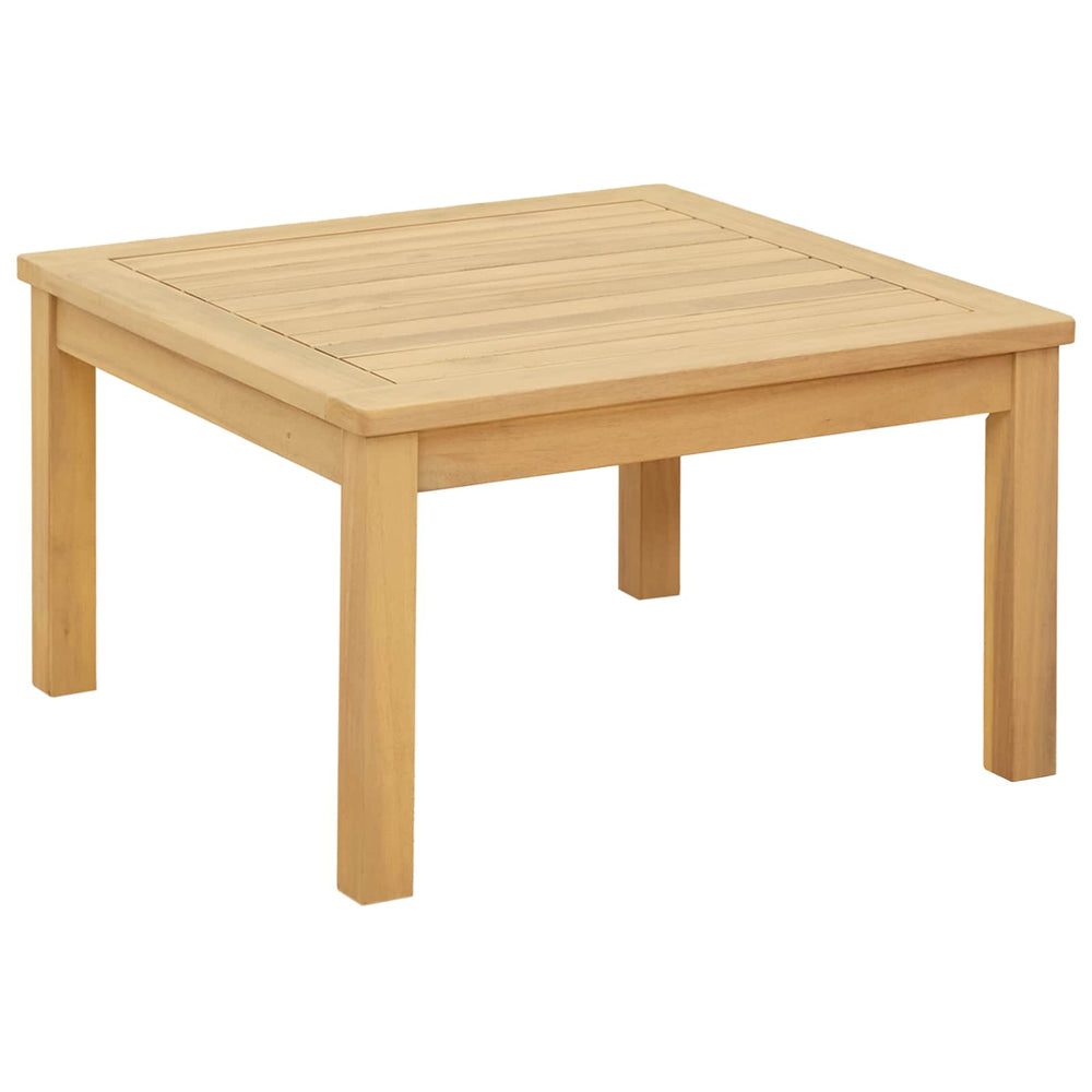 vidaXL Coffee Table Light Acacia Wood 60 x 60 x 36 cm Solid Acacia Wood
