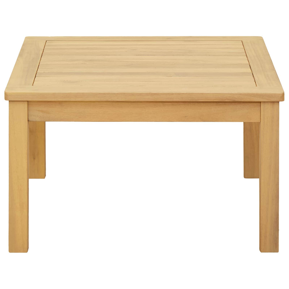vidaXL Coffee Table Light Acacia Wood 60 x 60 x 36 cm Solid Acacia Wood