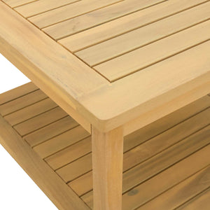 Akazie Beistelltisch Massivholz 45x45 cm