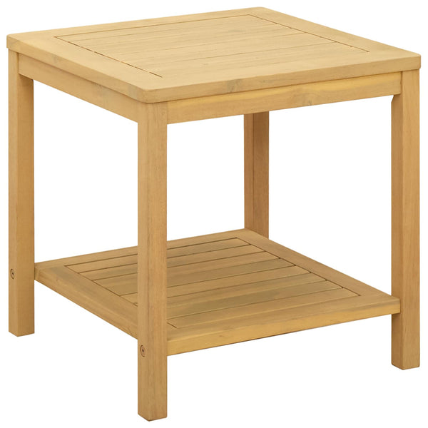 Akazie Beistelltisch Massivholz 45x45 cm
