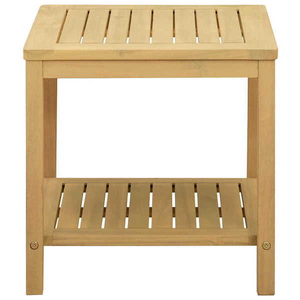 Akazie Beistelltisch Massivholz 45x45 cm