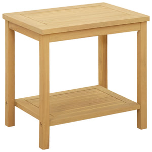 Akazie Beistelltisch Massivholz 50x35x45 cm
