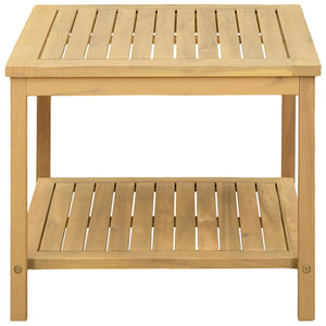 Akazie Beistelltisch Massivholz 50x35x45 cm