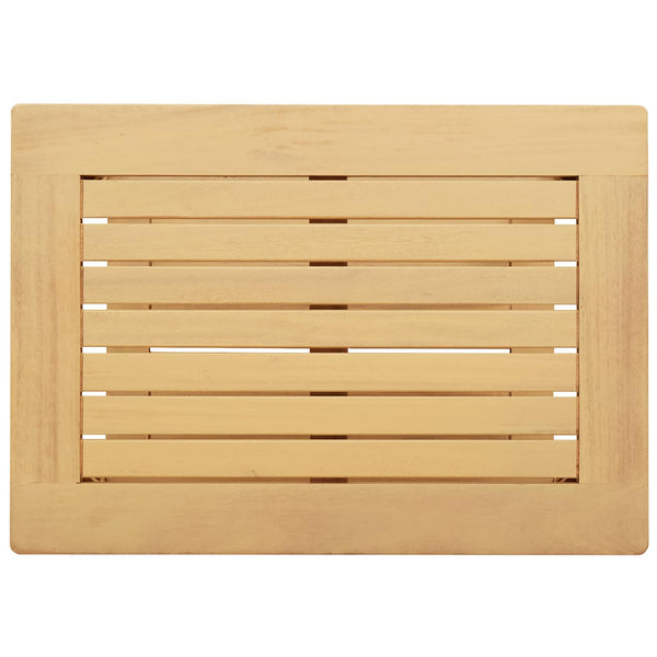 Akazie Beistelltisch Massivholz 50x35x45 cm