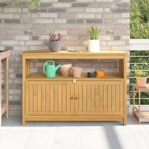Akazienholz Gartenkonsole Tisch 110cm