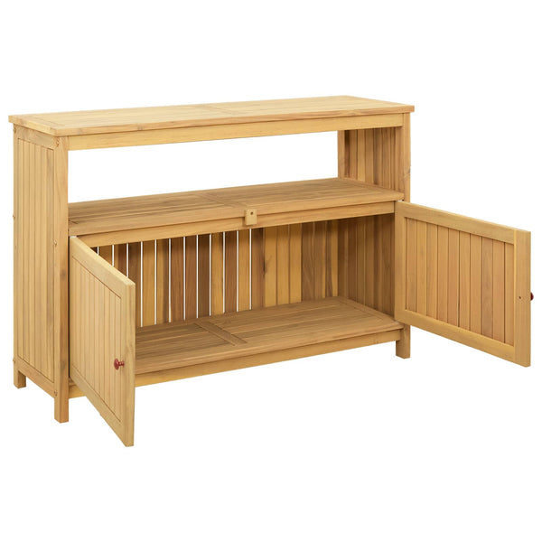 Akazienholz Gartenkonsole Tisch 110cm