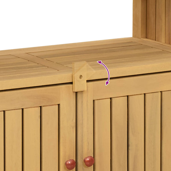 Akazienholz Gartenkonsole Tisch 110cm