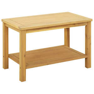 vidaXL Table d'appoint Bois d'Acacia Massif Huilé 70 x 40 x 45 cm
