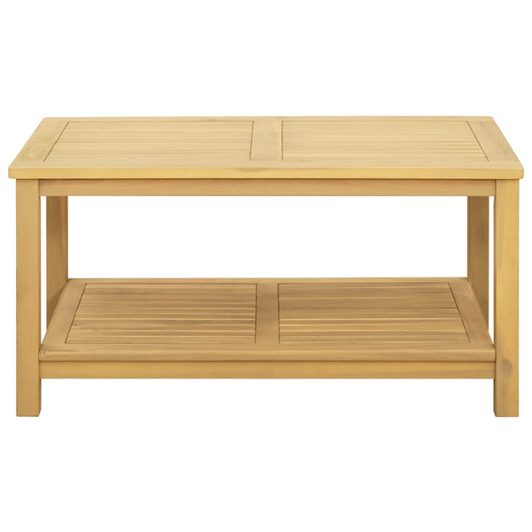Akazie Beistelltisch Massivholz 90x50 cm