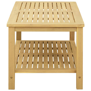 Akazie Beistelltisch Massivholz 90x50 cm