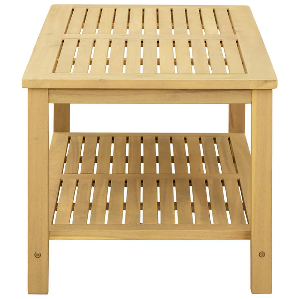 Akazie Beistelltisch Massivholz 90x50 cm