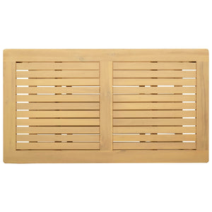 Akazie Beistelltisch Massivholz 90x50 cm