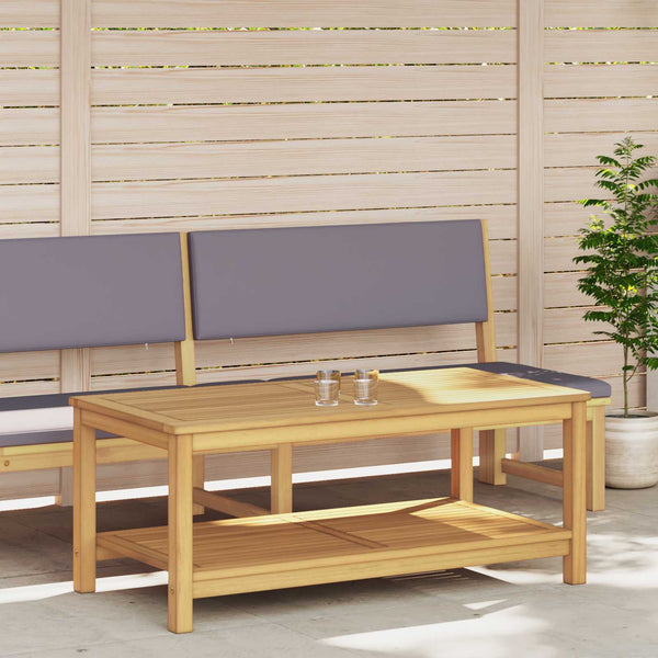 Akazie Beistelltisch Massivholz 110x55 cm
