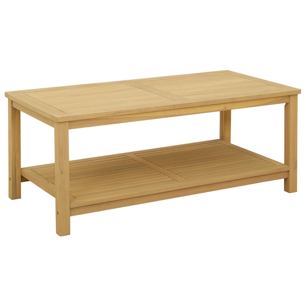 Akazie Beistelltisch Massivholz 110x55 cm