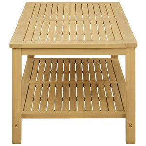 Akazie Beistelltisch Massivholz 110x55 cm