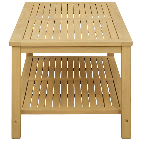 Akazie Beistelltisch Massivholz 110x55 cm