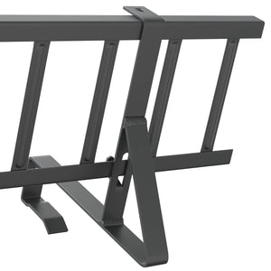 Dachschneeschild Anthrazit Stahl 100cm